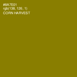 #8A7E01 - Corn Harvest Color Image