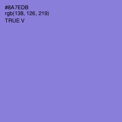 #8A7EDB - True V Color Image