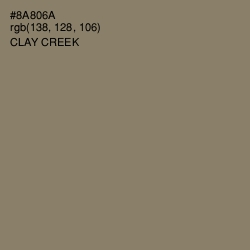 #8A806A - Clay Creek Color Image