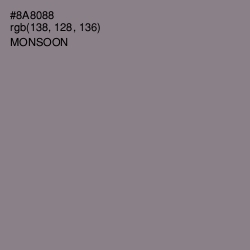 #8A8088 - Monsoon Color Image