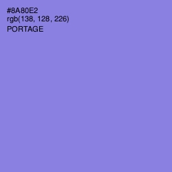 #8A80E2 - Portage Color Image