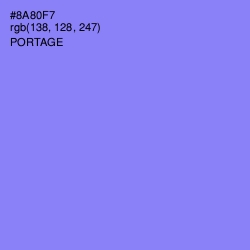 #8A80F7 - Portage Color Image