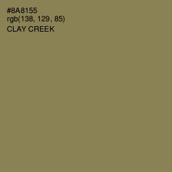 #8A8155 - Clay Creek Color Image