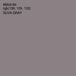 #8A8184 - Suva Gray Color Image