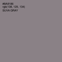 #8A8186 - Suva Gray Color Image
