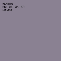 #8A8193 - Mamba Color Image