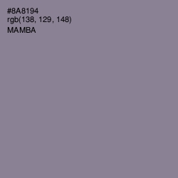 #8A8194 - Mamba Color Image