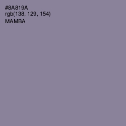 #8A819A - Mamba Color Image