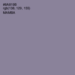 #8A819B - Mamba Color Image