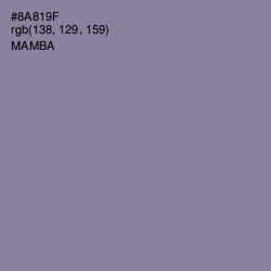 #8A819F - Mamba Color Image