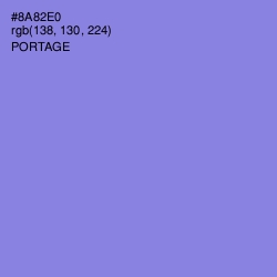 #8A82E0 - Portage Color Image