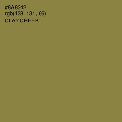 #8A8342 - Clay Creek Color Image