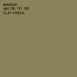 #8A835A - Clay Creek Color Image