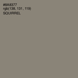 #8A8377 - Squirrel Color Image