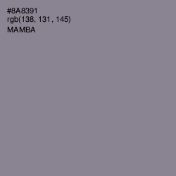 #8A8391 - Mamba Color Image
