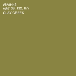 #8A8443 - Clay Creek Color Image