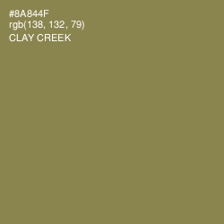 #8A844F - Clay Creek Color Image