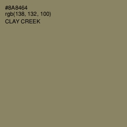 #8A8464 - Clay Creek Color Image