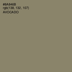 #8A846B - Avocado Color Image