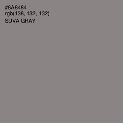 #8A8484 - Suva Gray Color Image