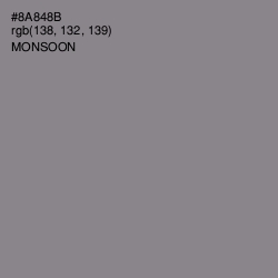 #8A848B - Monsoon Color Image
