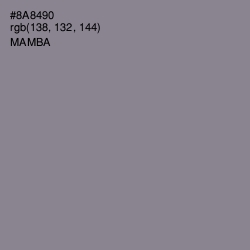 #8A8490 - Mamba Color Image