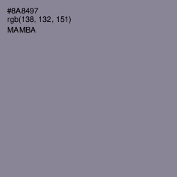 #8A8497 - Mamba Color Image