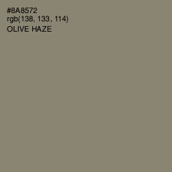 #8A8572 - Olive Haze Color Image