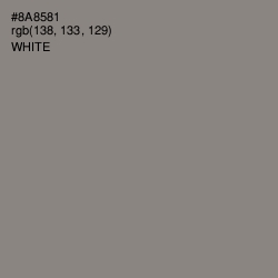 #8A8581 - Natural Gray Color Image