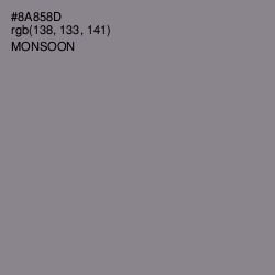 #8A858D - Monsoon Color Image