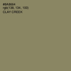 #8A8664 - Clay Creek Color Image