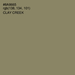 #8A8665 - Clay Creek Color Image