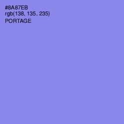 #8A87EB - Portage Color Image