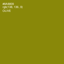 #8A8809 - Olive Color Image