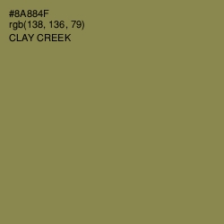 #8A884F - Clay Creek Color Image