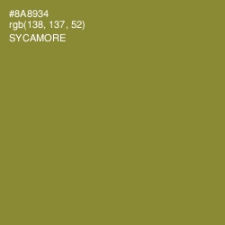 #8A8934 - Sycamore Color Image