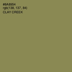 #8A8954 - Clay Creek Color Image