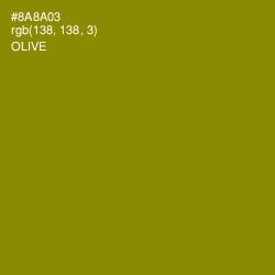 #8A8A03 - Olive Color Image