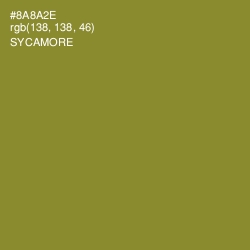 #8A8A2E - Sycamore Color Image