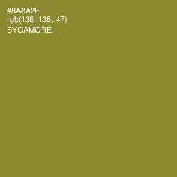 #8A8A2F - Sycamore Color Image