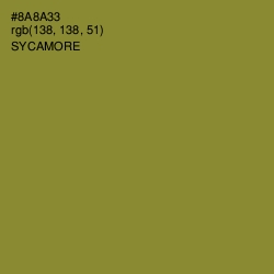 #8A8A33 - Sycamore Color Image