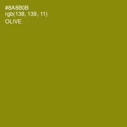 #8A8B0B - Olive Color Image