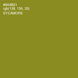 #8A8B21 - Sycamore Color Image