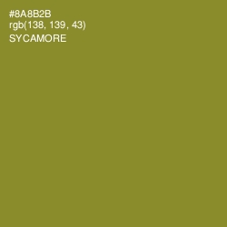 #8A8B2B - Sycamore Color Image