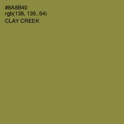 #8A8B40 - Clay Creek Color Image