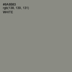 #8A8B83 - Natural Gray Color Image