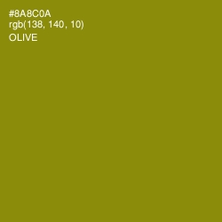 #8A8C0A - Olive Color Image