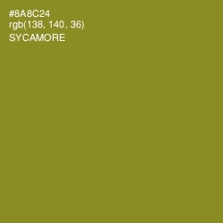 #8A8C24 - Sycamore Color Image