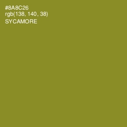 #8A8C26 - Sycamore Color Image