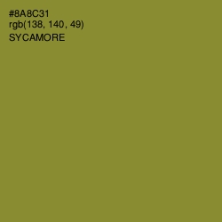 #8A8C31 - Sycamore Color Image